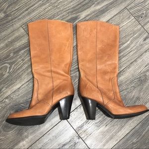 Madewell Heeled Leather Boots